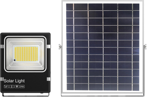 Projecteur solaire, Lampe solaire à LED, Lampe solaire de jardin, Lampadaire solaire, Lampe d'extérieur 50W, 100W, 200W, 300W