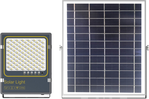 Lumière solaire à LED, Réverbère solaire, Projecteur solaire, Indicateur de capacité de la batterie, 50W, 100W, 200W, 300W, Lumière extérieure
