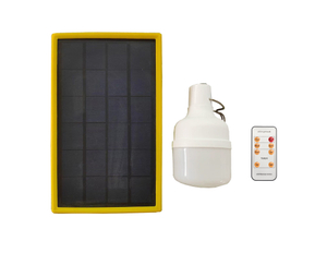 Ampoule Solaire / Ampoule LED Solaire Portable / Ampoule Solaire de Secours / Lampe Solaire de Secours 150lm avec Télécommande