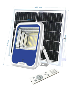 Feu de route solaire extérieur / Lumière LED solaire / Projecteur solaire 100W